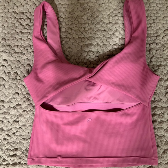 Fabletics Oasis Twist Built in Bra Tank - Picture 3 of 4